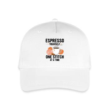 Häkeln - Kinder Bio Basecap - Weiß - Vorne
