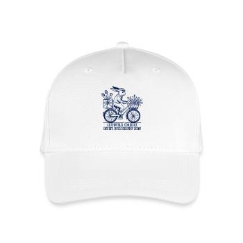 Ostern Kuriere Häschen Retro Liefercrew - Kinder Bio Basecap - Weiß - Vorne