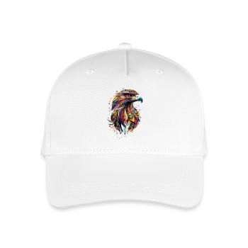 Falke Turmfalke Falkenjagd Wanderfalke Süße Falken - Kinder Bio Basecap - Weiß - Vorne