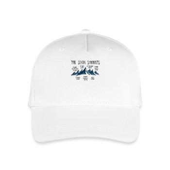 The Seven Summits - Organic Kids’ Baseball Cap - white - Front