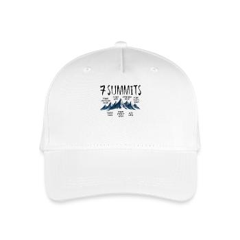 Seven Summits - Organic Kids’ Baseball Cap - white - Front