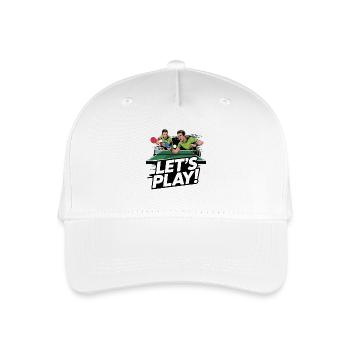 TISCHTENNIS - Kinder Bio Basecap - Weiß - Vorne