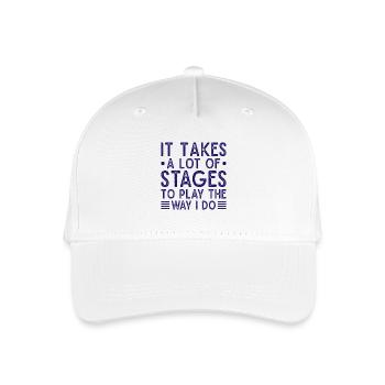 Théâtre musical Beaucoup de scènes à jouer Je fais - Casquette de baseball bio Enfant - blanc - Devant