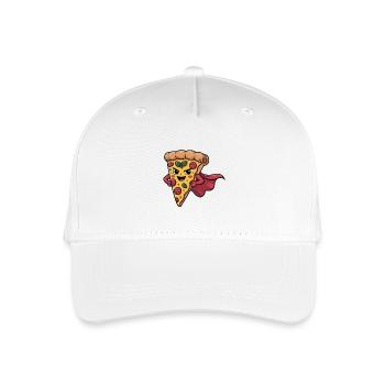 Funny pizza motif for pizza fans - Organic Kids’ Baseball Cap - white - Front