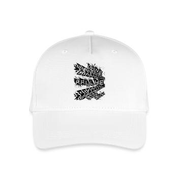 ohne RALLYE ohne MICH! - Kinder Bio Basecap - Weiß - Vorne