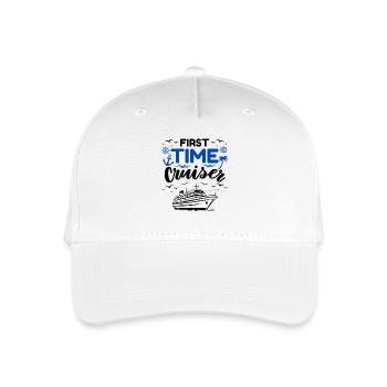 Erste Kreuzfahrt Humor Design - Kinder Bio Basecap - Weiß - Vorne