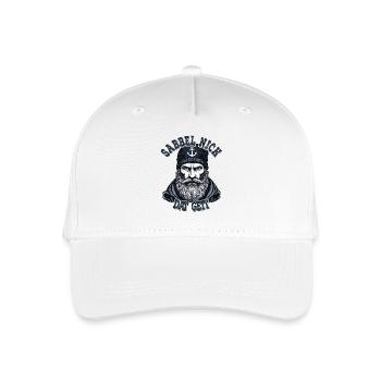 East Frisian North Sea sailor Sabbel nich dat geit - Organic Kids’ Baseball Cap - white - Front