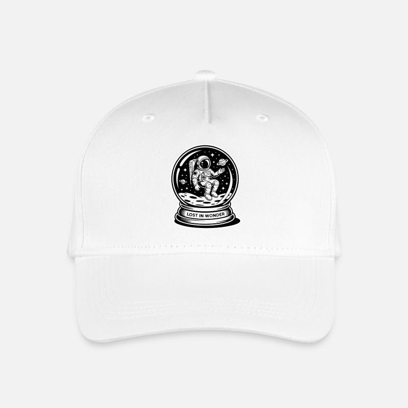 Lost in Wonder - Kinder Bio Basecap - Weiß