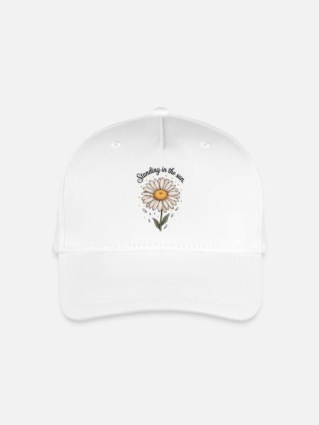 Blume des Lichts - Kinder Bio Basecap - Weiß