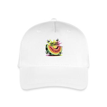 Wassermelone & Bienen – Lust auf Süßes - Kinder Bio Basecap - Weiß - Vorne