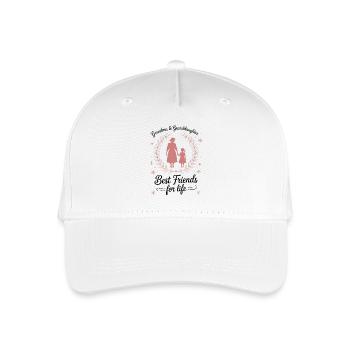 Grandma and Granddaughter Grandmother Love - Organic Kids’ Baseball Cap - white - Front