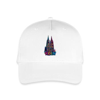 Cologne Cathedral - Organic Kids’ Baseball Cap - white - Front