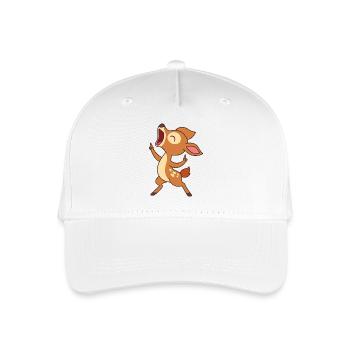 Singendes Rehkitz - Forest Melody Fawn - Kinder Bio Basecap - Weiß - Vorne