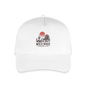 Wilder Westen - Kinder Bio Basecap - Weiß - Vorne