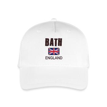 Bath, England - Organic Kids’ Baseball Cap - white - Front