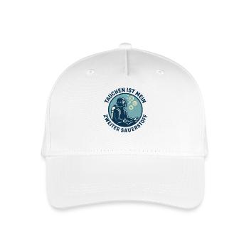 La plongée est mon deuxième océan d’oxygène - Casquette de baseball bio Enfant - blanc - Devant