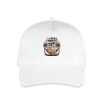 Sloth Nap Club - Organic Kids’ Baseball Cap - white - Front