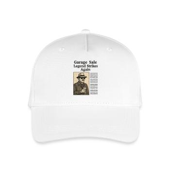 Vide-grenier Legend Strikes Again Retro Vintage - Casquette de baseball bio Enfant - blanc - Devant