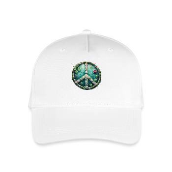 Zen Peace Pond Art - Organic Kids’ Baseball Cap - white - Front