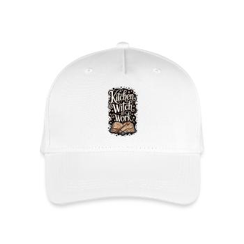Kitchen witch at work - Organic Kids’ Baseball Cap - white - Front