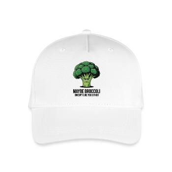 Peut-être que le brocoli ne vous aime pas non plus - Casquette de baseball bio Enfant - blanc - Devant