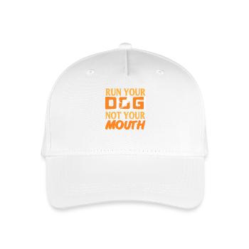 Courir Chien Pas Bouche Drôle Humour Animalier - Casquette de baseball bio Enfant - blanc - Devant