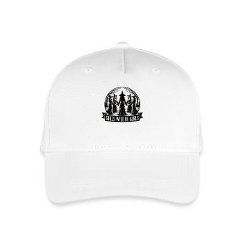 Girls Will Be Girls Witch Shirt - Organic Kids’ Baseball Cap - white - Front