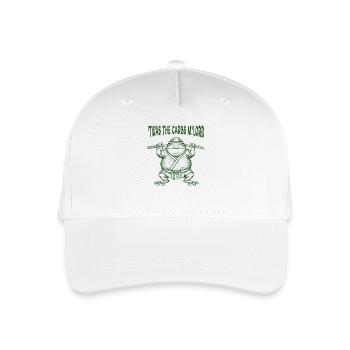Twas The Carbs M'Lord Medieval Frog  Meme Fat Toad - Organic Kids’ Baseball Cap - white - Front