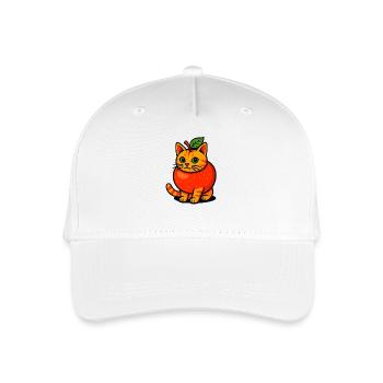Chat mignon en costume de pomme, professeur - Casquette de baseball bio Enfant - blanc - Devant