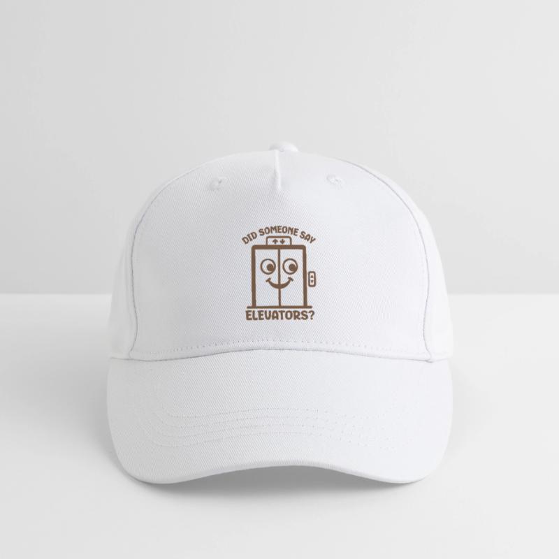 Did Someone Say Elevators? Funny Elevator Lover Organic Kids’ Baseball Cap