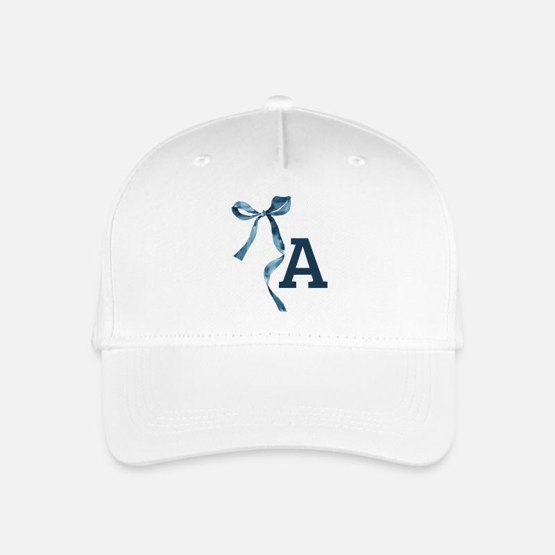 Monogram Gift Idea - Organic Kids’ Baseball Cap - white
