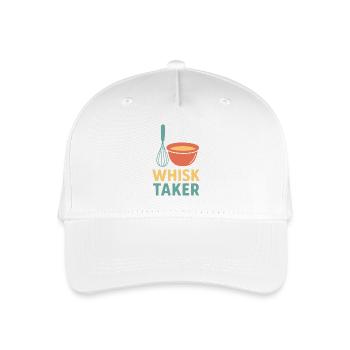 Whisk Taker Illustration Design - Organic Kids’ Baseball Cap - white - Front