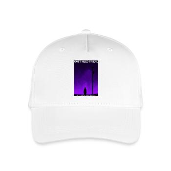I Dont Need Friends Dark Phonk Lofi Grunge Edgy - Organic Kids’ Baseball Cap - white - Front
