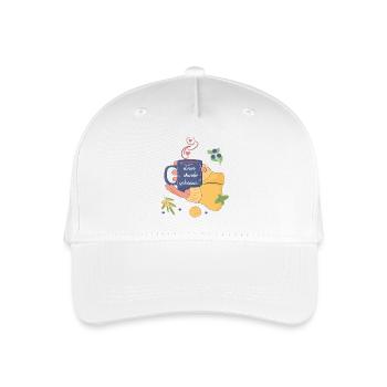 Good morning - Organic Kids’ Baseball Cap - white - Front