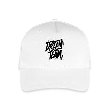 Dream Team - Organic Kids’ Baseball Cap - white - Front