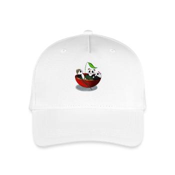 Pandas Ramen Japanese Shirt - Organic Kids’ Baseball Cap - white - Front