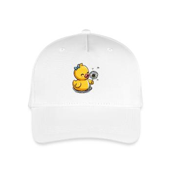 Poussin avec pissenlit et arc - Casquette de baseball bio Enfant - blanc - Devant