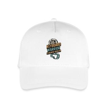 Scénariste Guerrier du clavier Écriture de scénario - Casquette de baseball bio Enfant - blanc - Devant