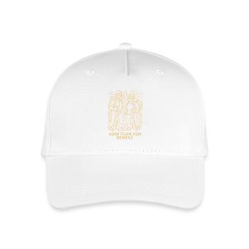 L’aventure avant la démence Fun Camping Camper Nature - Casquette de baseball bio Enfant - blanc - Devant