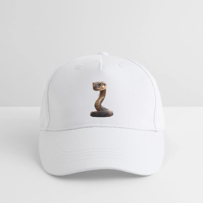 Schlange Python Kobra Klapperschlange Schlangen Kinder Bio Basecap