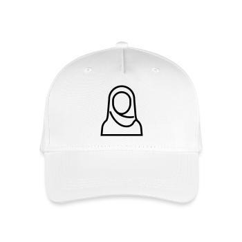 femme musulmane - Casquette de baseball bio Enfant - blanc - Devant