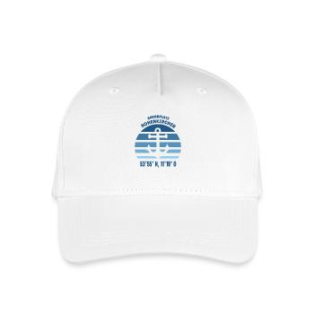 Hohenkirchen Anker Motiv Boltenhagen Ostsee Strand - Kinder Bio Basecap - Weiß - Vorne