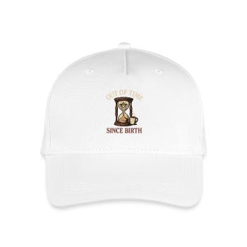 Dark Humor – Out of Time Since Birth - Kinder Bio Basecap - Weiß - Vorne