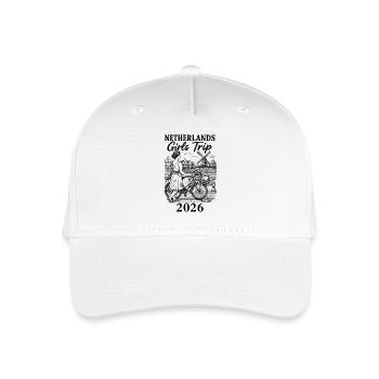 Night Star Pattern - Organic Kids’ Baseball Cap - white - Front