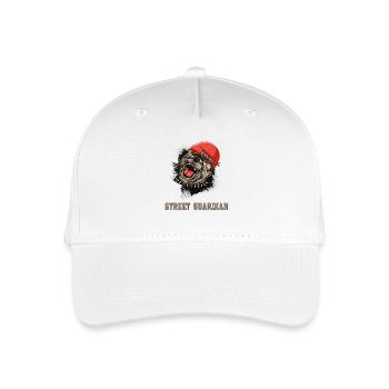 Street Guardian Bulldog - Kinder Bio Basecap - Weiß - Vorne