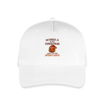 Halloween - Pumpkin - October 31 - Organic Kids’ Baseball Cap - white - Front