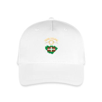 Total Solar Eclipse Bilbao 2026 - Organic Kids’ Baseball Cap - white - Front