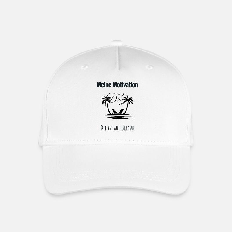Ma motivation, c’est les vacances - Casquette de baseball bio Enfant - blanc