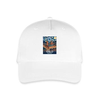 Oslo - Kinder Bio Basecap - Weiß - Vorne