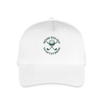 Jamais trop vieux pour aller en boîte de golf Drôle Design de golf - Casquette de baseball bio Enfant - blanc - Devant